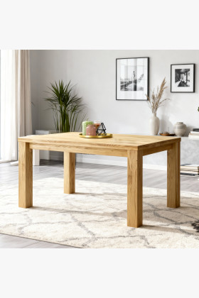 Masívny jedálenský stôl dub, Bratislava 140 x 90 cm